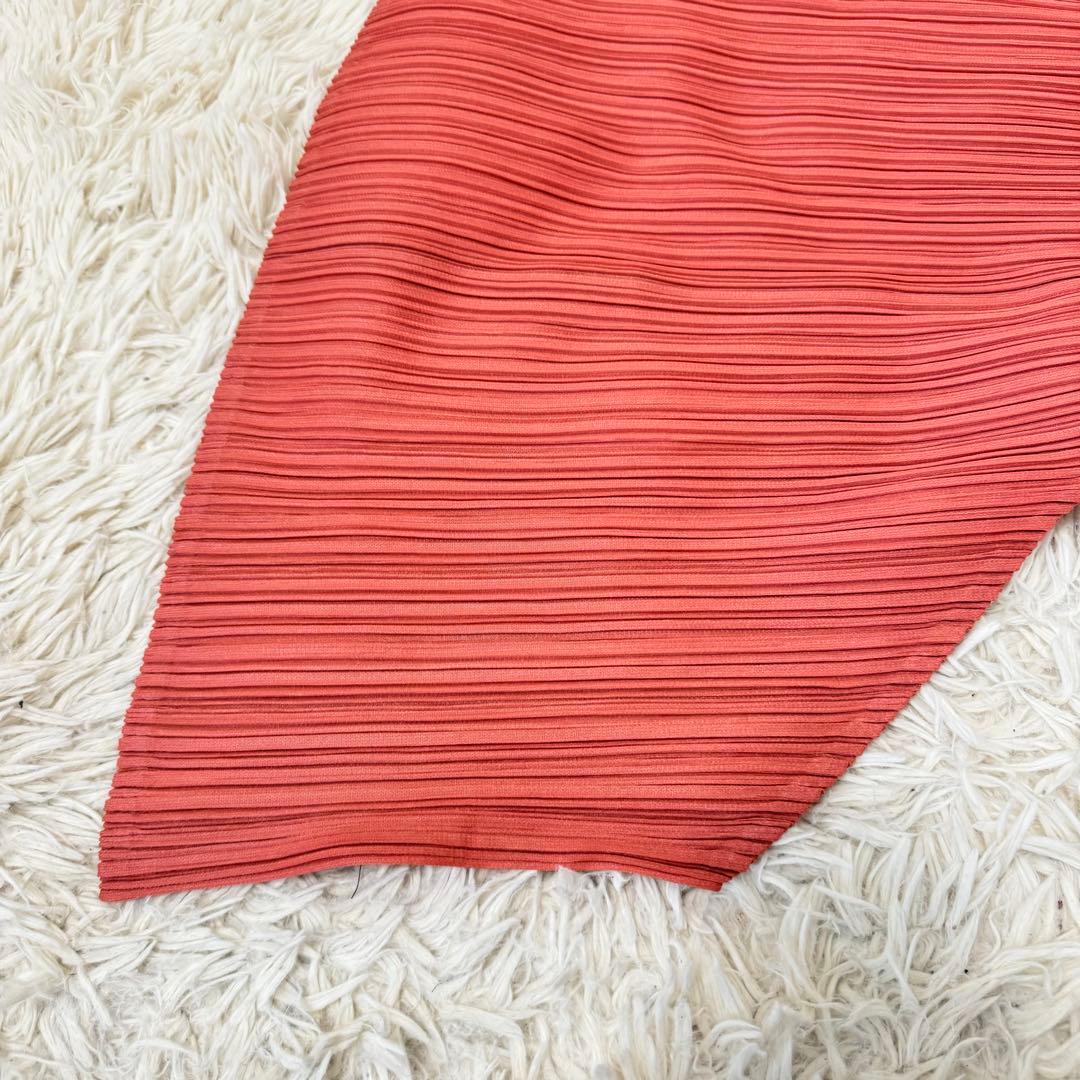 PLEATS PLEASE プリーツ　サルエルパンツ　薄赤色