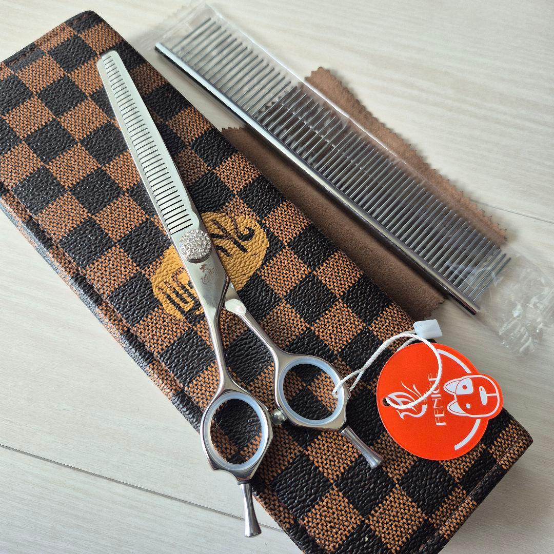 新品★フェニーチェ 左利き用 セニングシザー 7インチ カット率50%