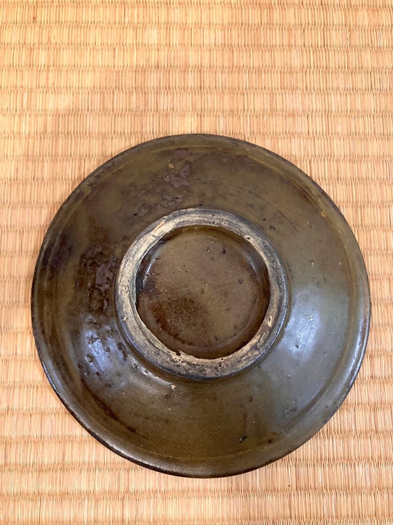 金城次郎　壺屋時代作品　魚紋中皿　民藝