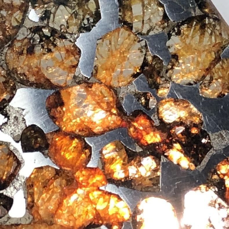 草*真様 隕石 アルタイ隕石　石鉄隕石　パラサイト隕石　２点　重さ33ｇ　共箱