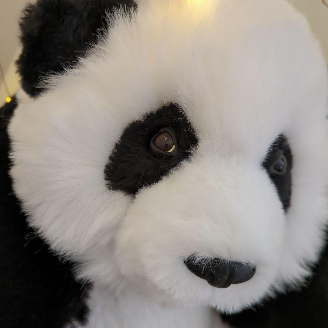 中国 パンダ リアル ぬいぐるみ フワフワ 新品 動物園 赤ちゃん アートドール