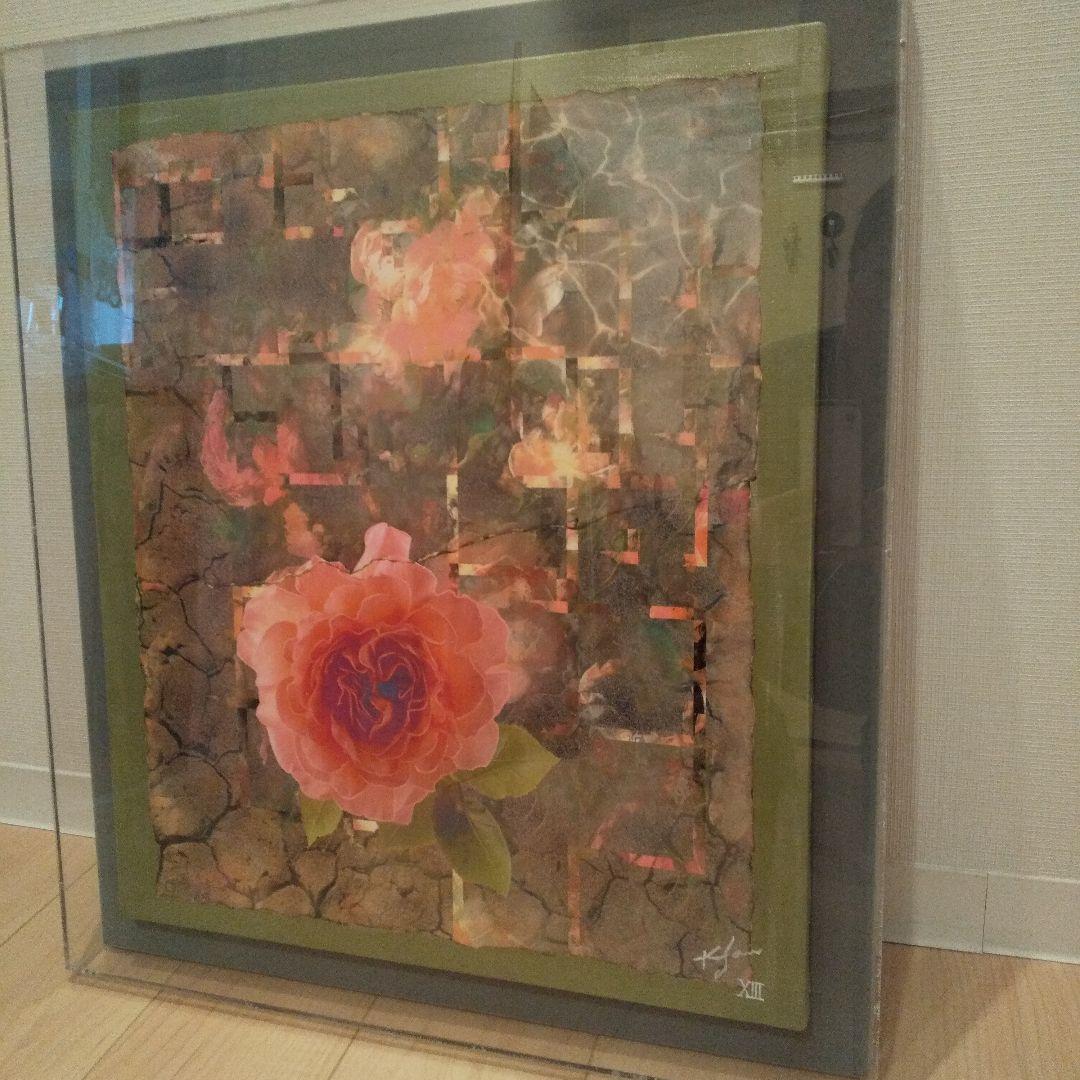 フラワーアート絵画