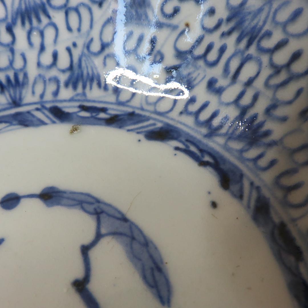 微塵唐草 なます皿 5枚 松竹梅 蛇の目 江戸 美品