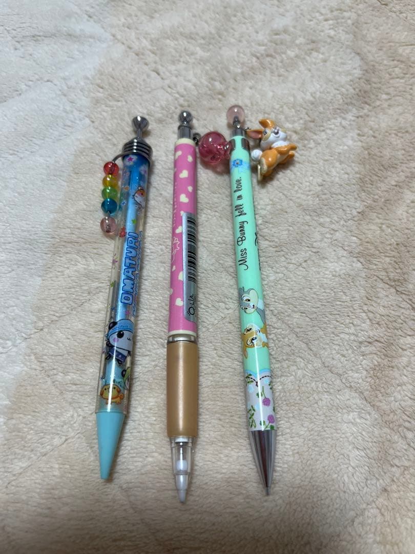 【稀少】平成レトロ★シャーペン★3本セット★うるおいちゃん★パンダ★ミスバニー★