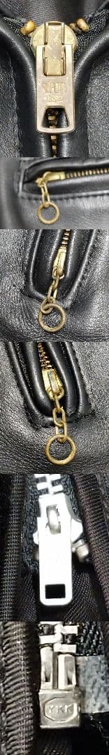 古着 Schott AT101 40 良品 シングル トラッカー ショット 黒