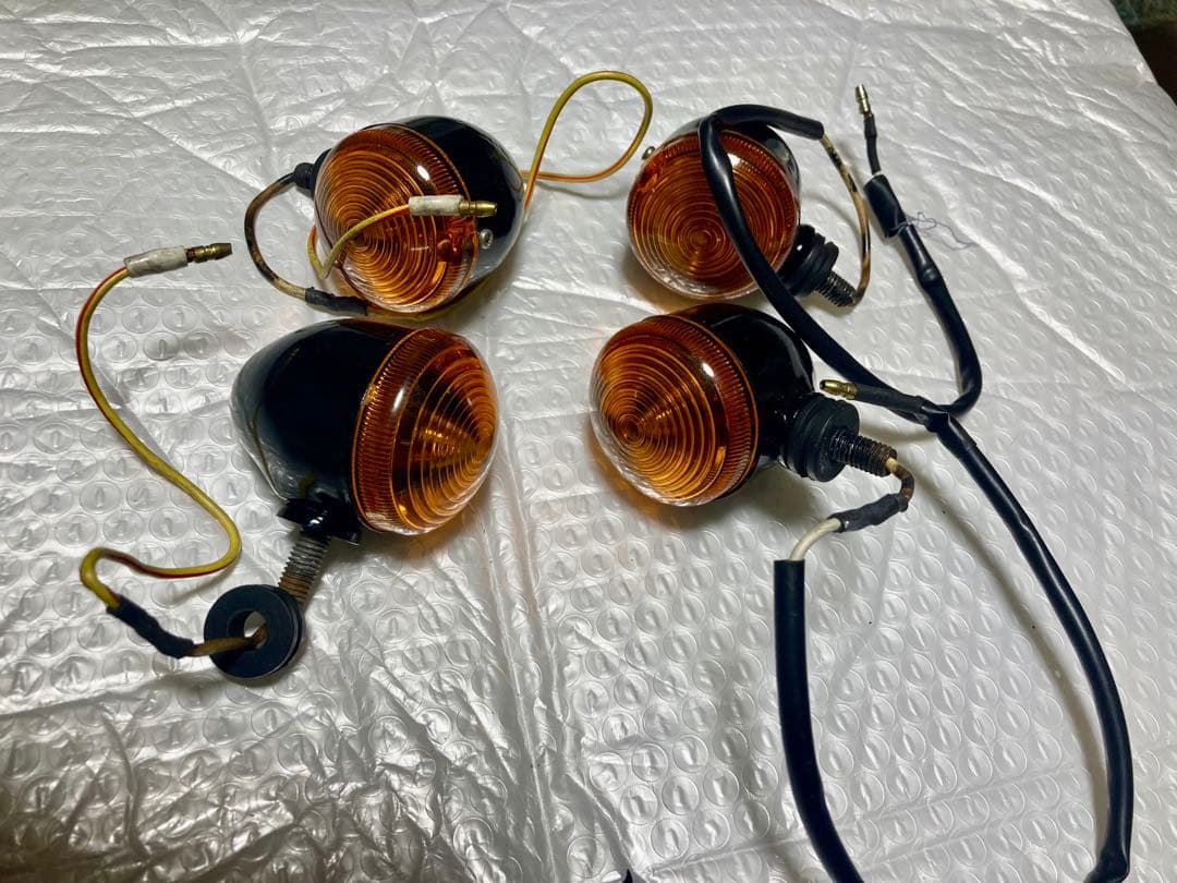 メグロ・W1丸型ウィンカー 4個セット