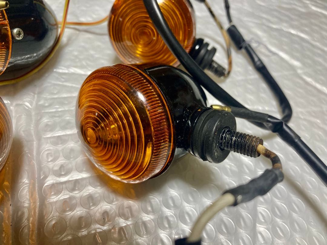 メグロ・W1丸型ウィンカー 4個セット