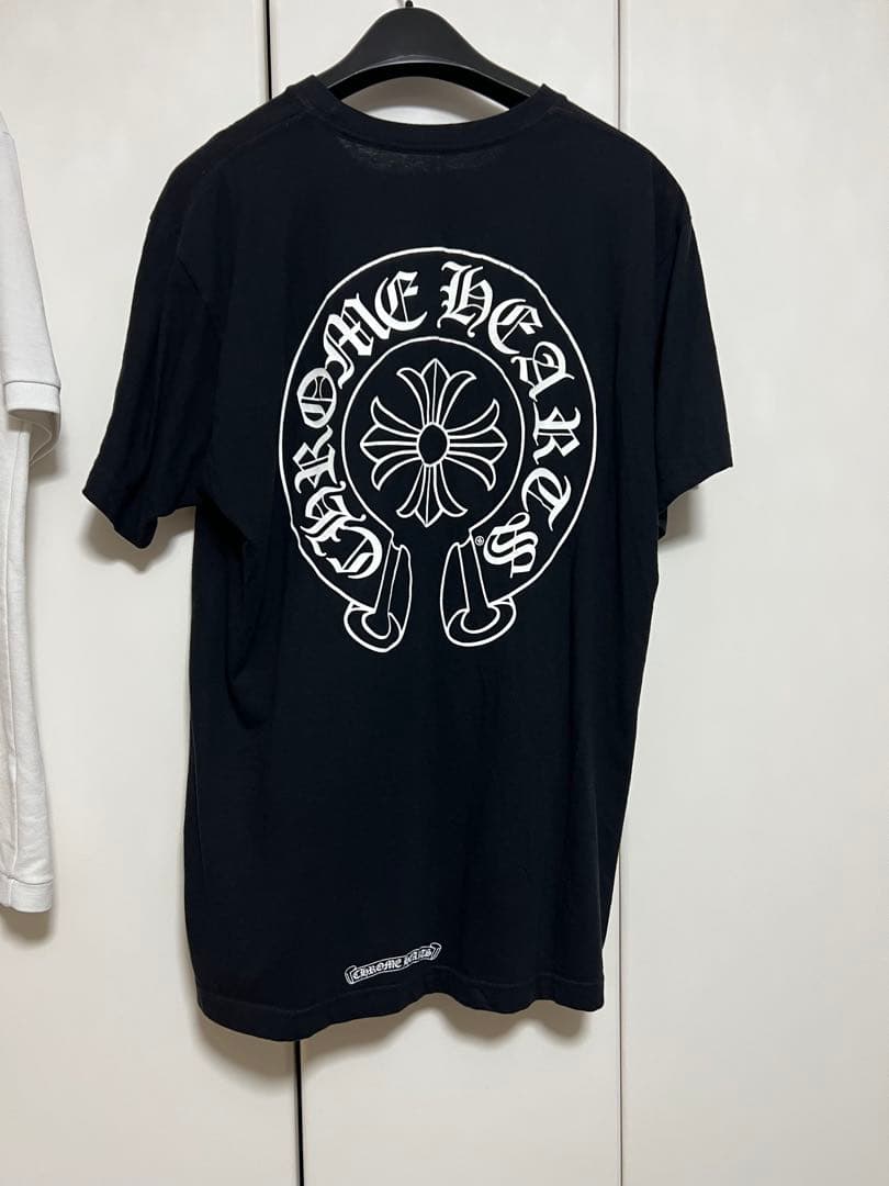 CHROME HEARTS ブラック Tシャツ　ホースシュー　ロゴ　国内正規品