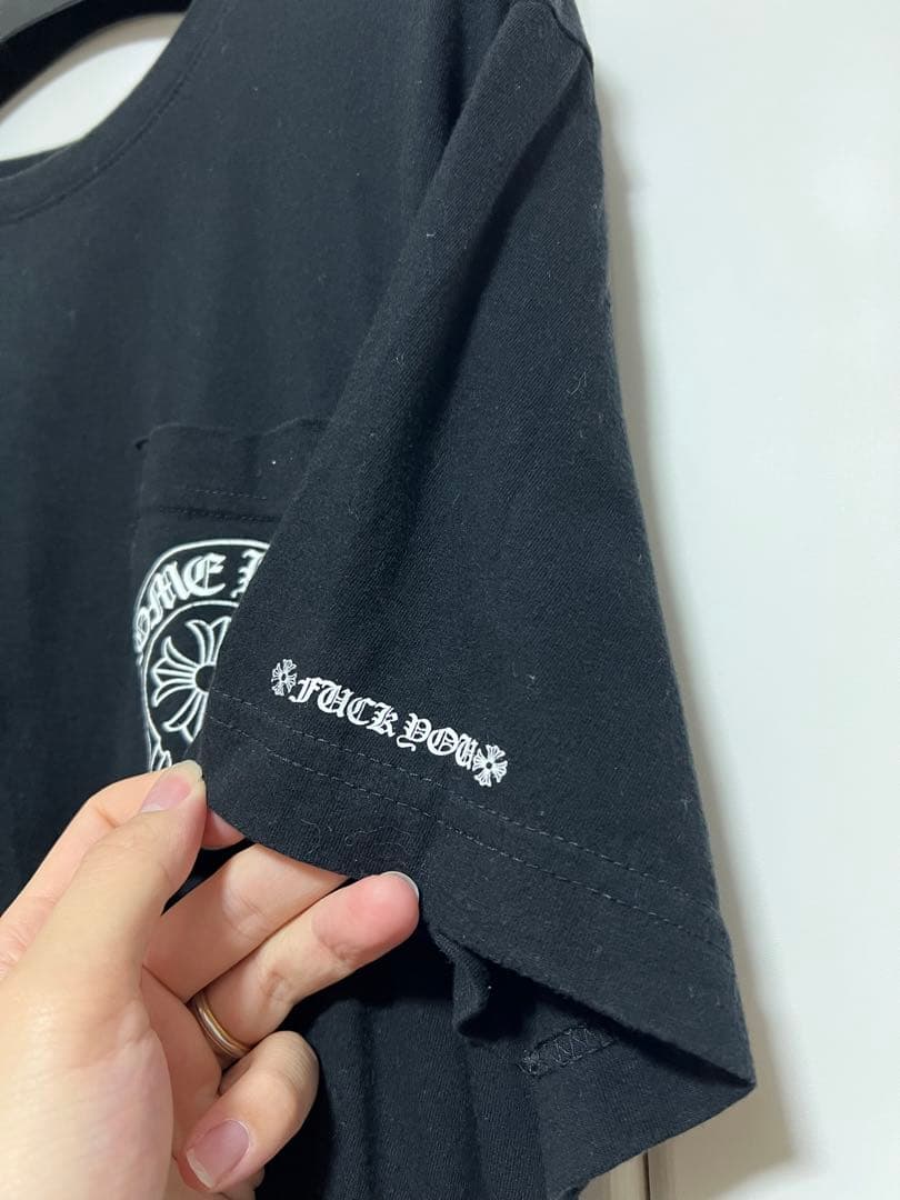 CHROME HEARTS ブラック Tシャツ　ホースシュー　ロゴ　国内正規品
