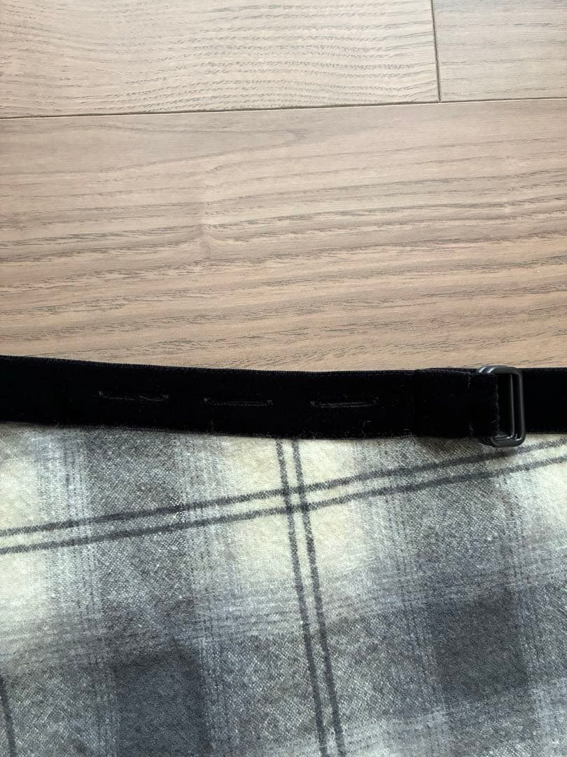 【希少】NUMBER (N)INE07AWオンブレチェック巻きスカート