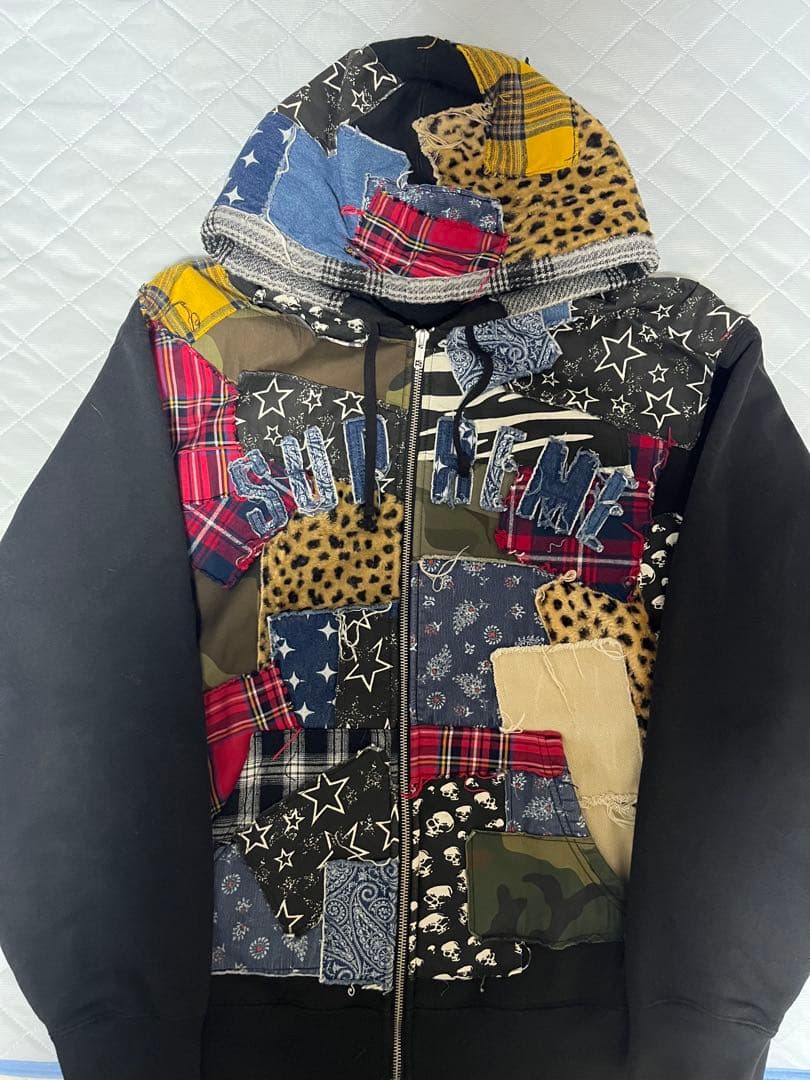 ⭐️ハニ着用⭐️Supreme パーカー　パッチワーク