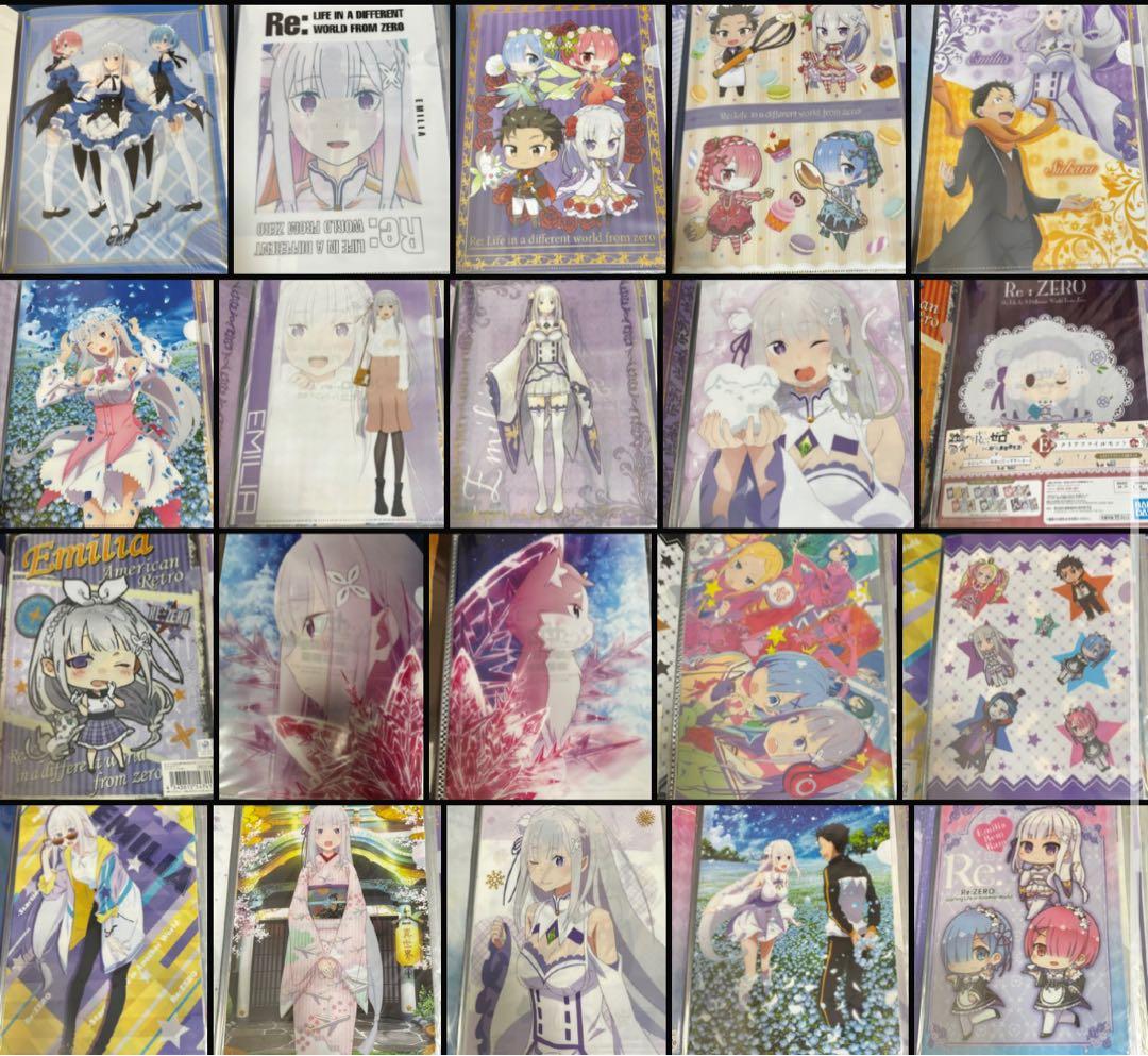 エミリアクリアファイルセット