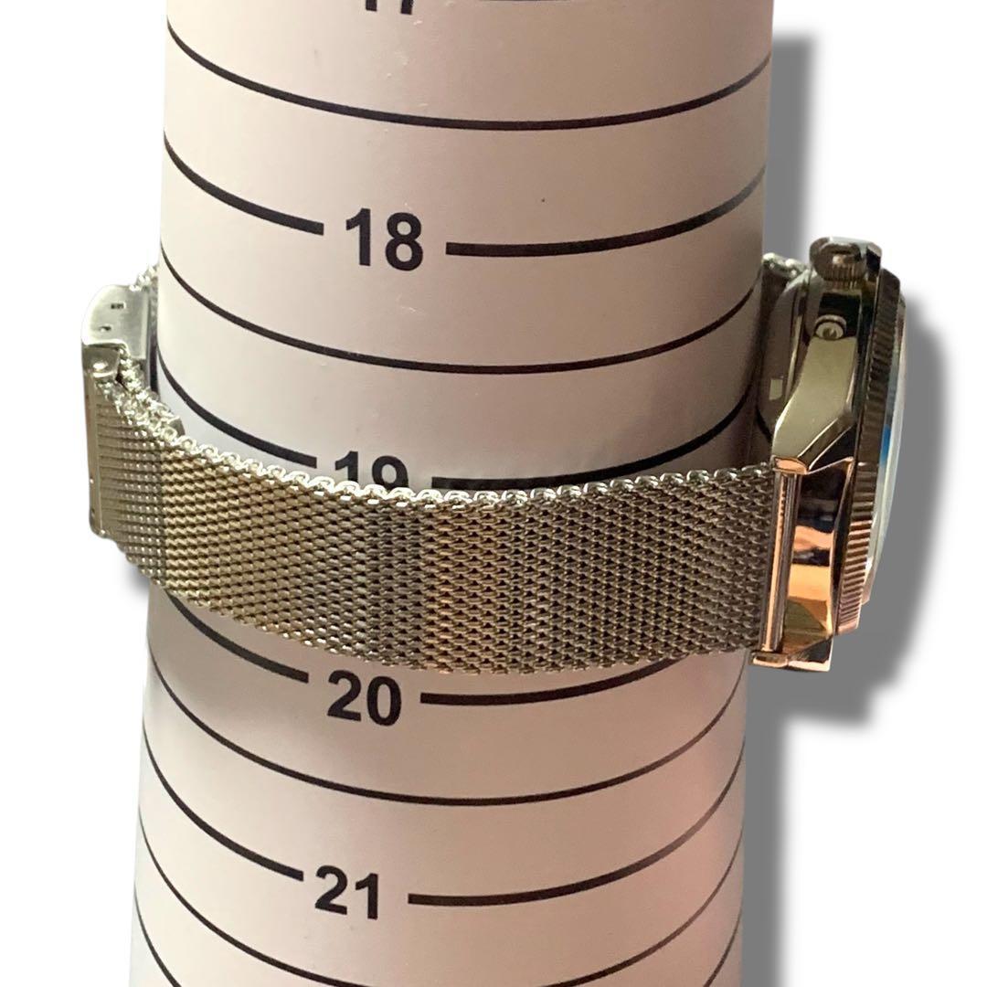 オリエント ORIENT 腕時計　スリースター　自動巻き　ピンク　裏スケ