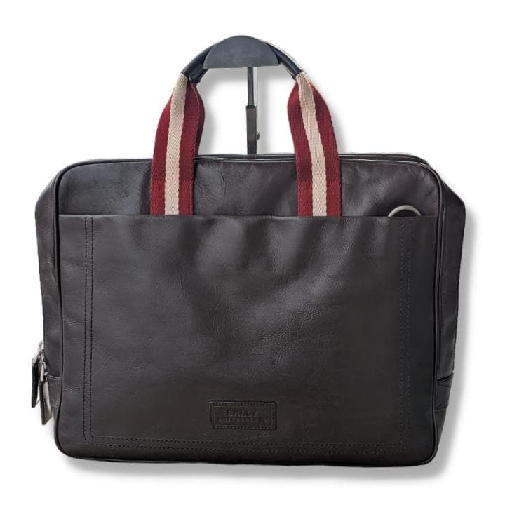 BALLY バリー ビジネスバッグ ブラウン レザー トレインスポッティング