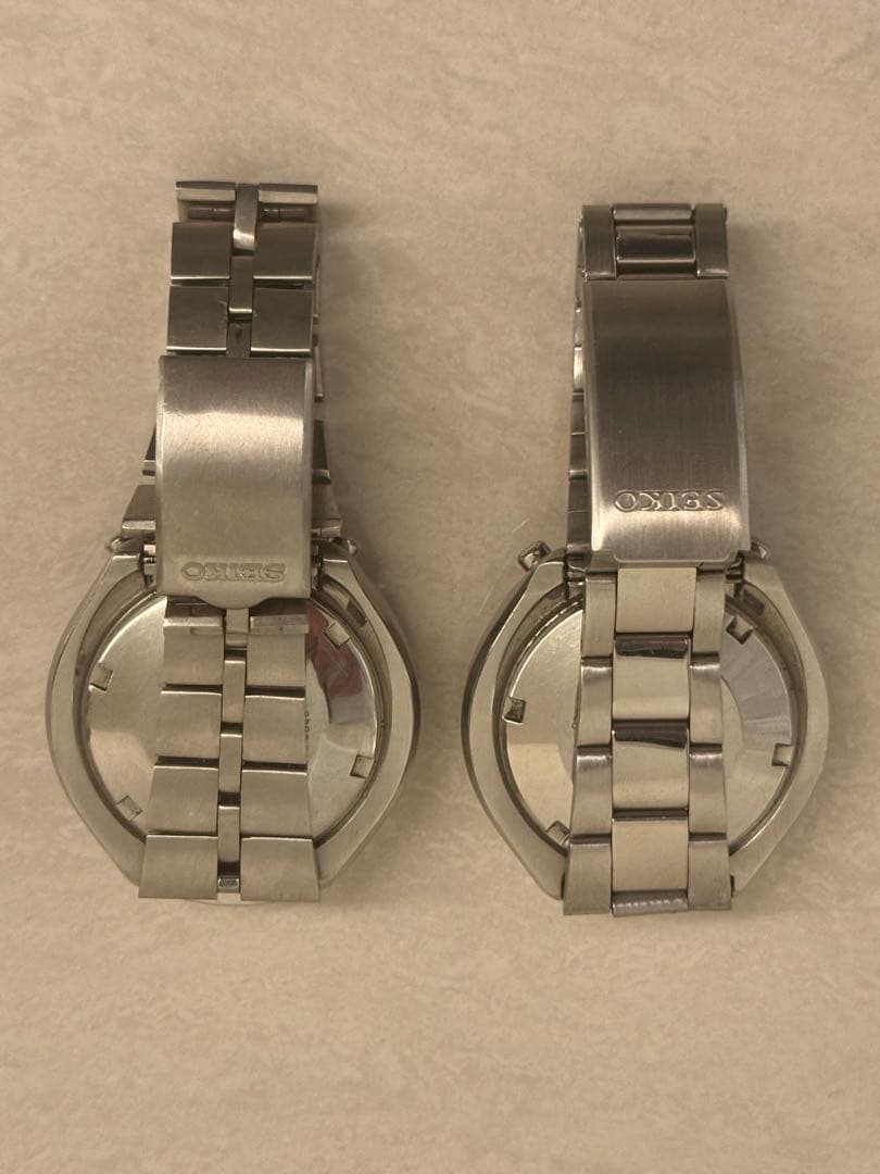 SEIKO 自動巻きクロノグラフ 茶馬　黒馬　セット