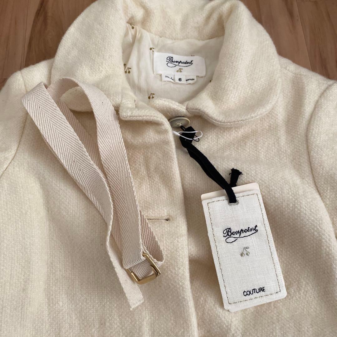 【Bonpoint】コート 6歳　ホワイトコート