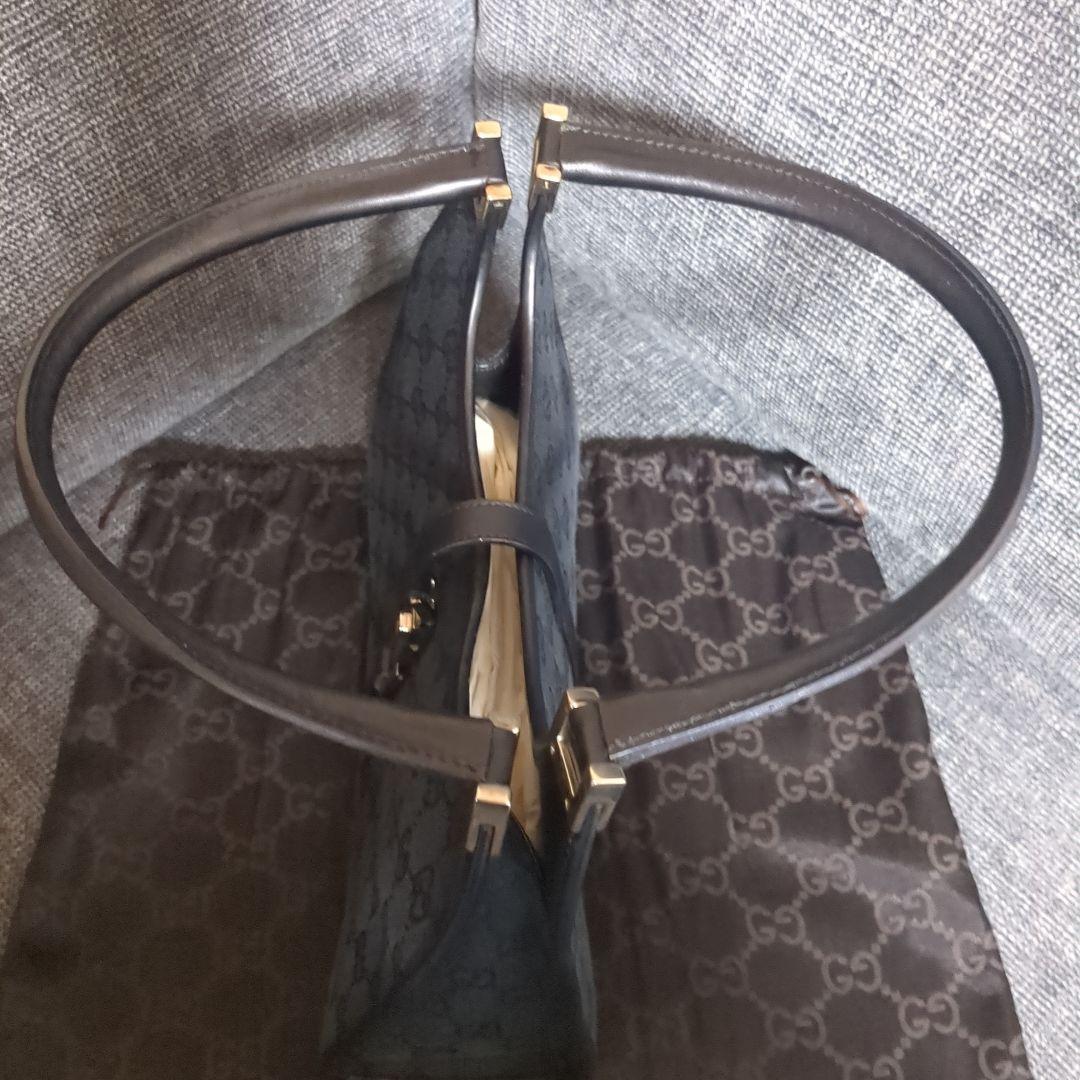 GUCCI GGパターン トートバッグ 黒