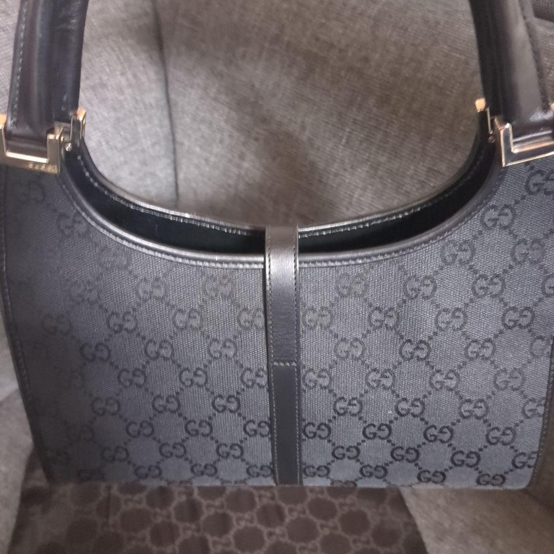 GUCCI GGパターン トートバッグ 黒