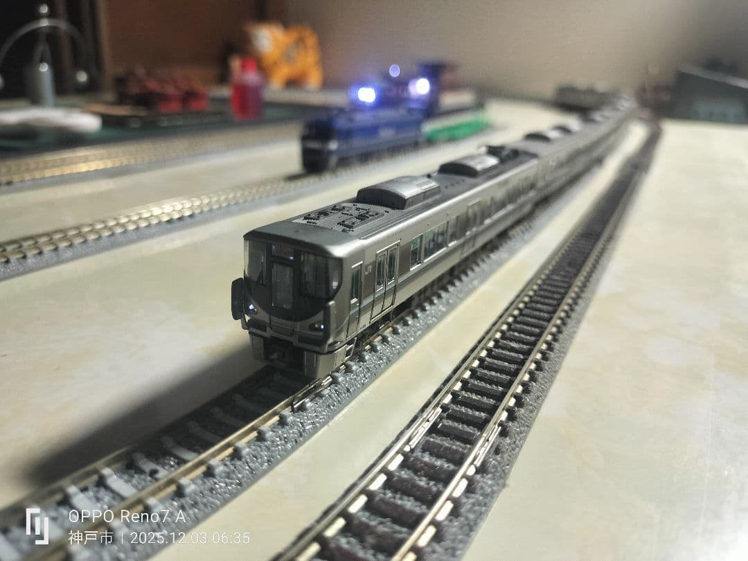 Nゲージ カトー全車室内灯白色LED新快速225系6両編成 鉄道模型 セット