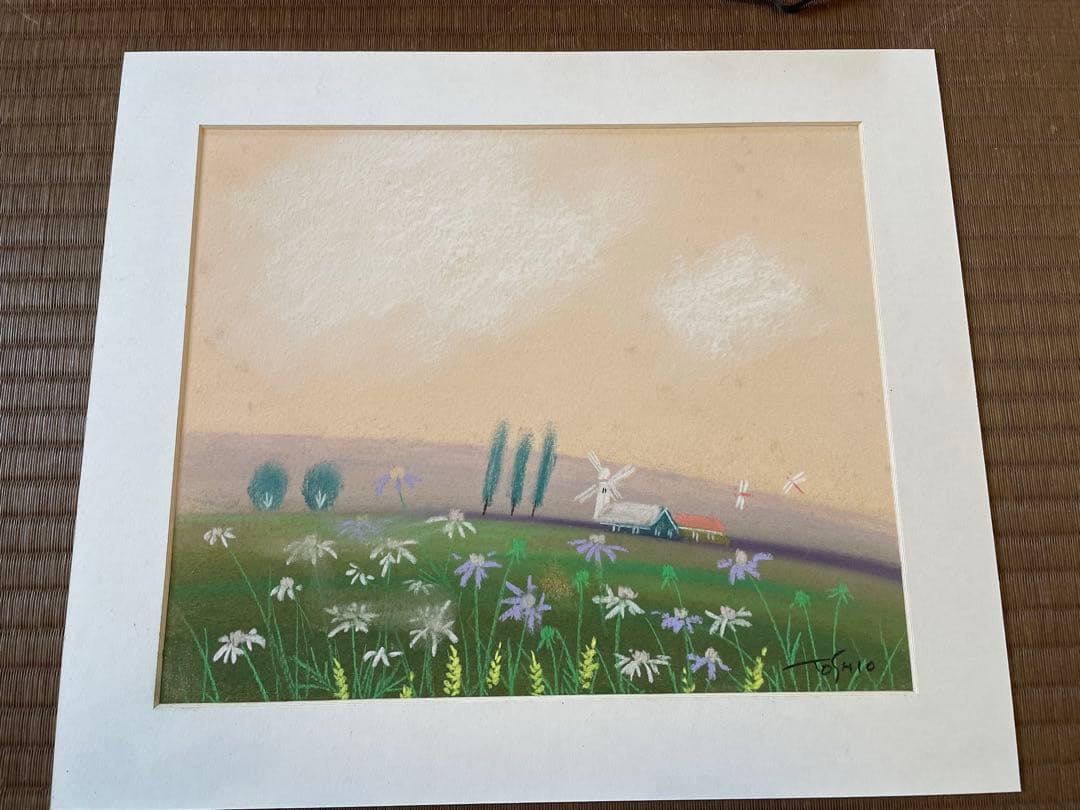 今成敏夫 パステル画