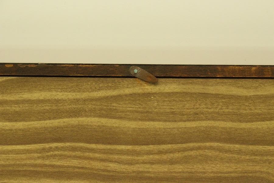 金工 春山作 刻 双鳩枝葉 額(A690)