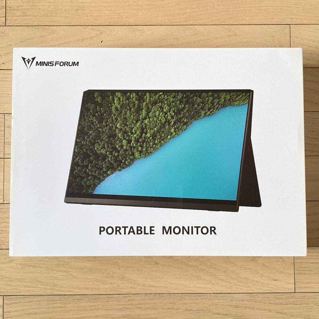 【美品】超薄型モバイルモニター ミニスフオーラム 15.6インチ カバー付属