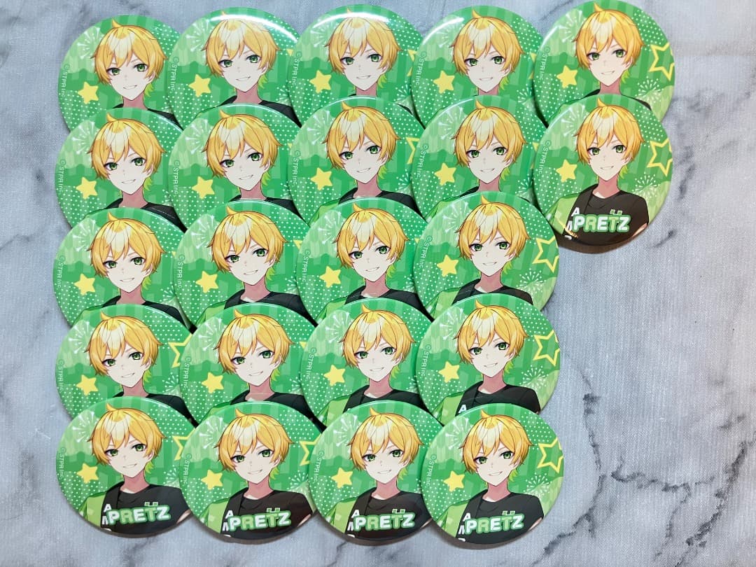 ぷりっつ 缶バッジ 武道館 2024 法被等身 AMPTAKxCOLORS