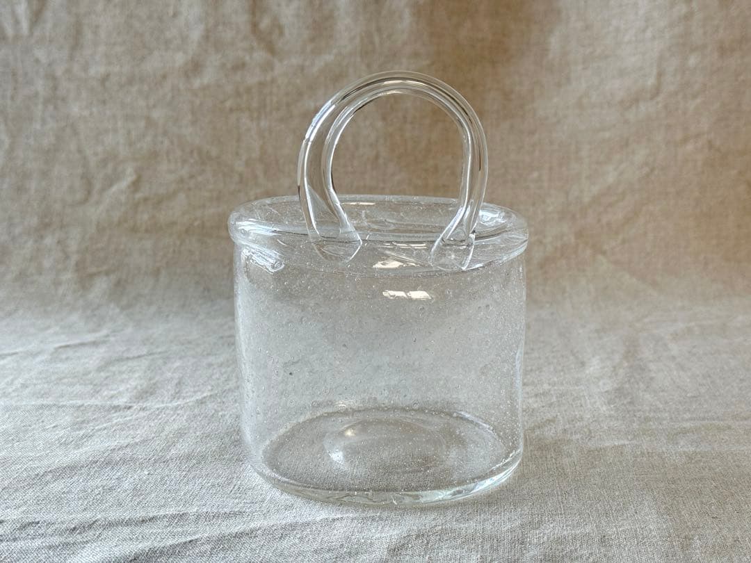 nuutajarvi vintage Sargasso 持ち手のついたベース