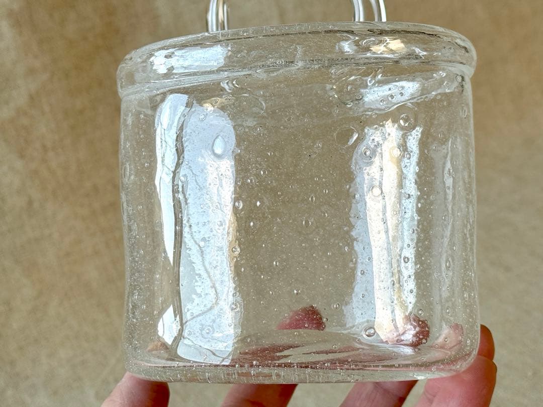 nuutajarvi vintage Sargasso 持ち手のついたベース