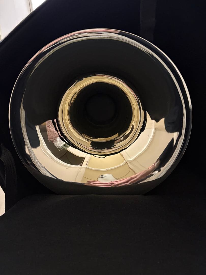 フレンチホルン本体 ポリッシュ仕上げ ケース付き