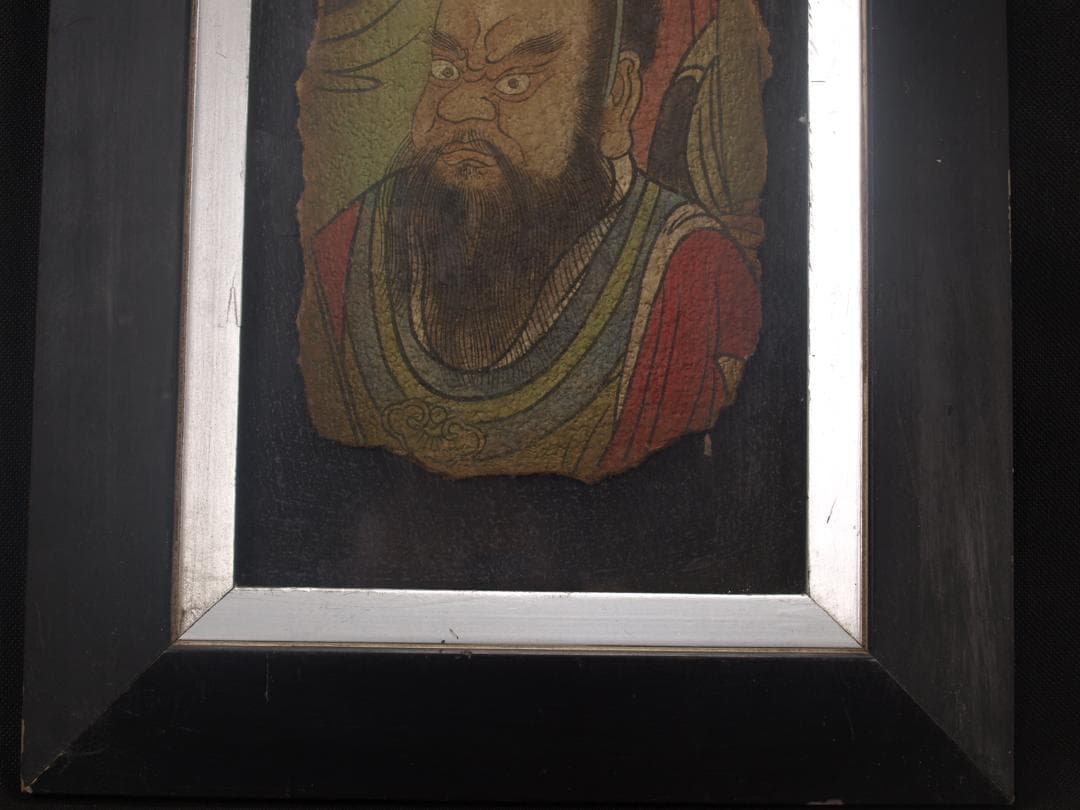 骨董市　掘り出し品中国時代　敦煌莫高窟壁画 人物像 AK1780B10-5