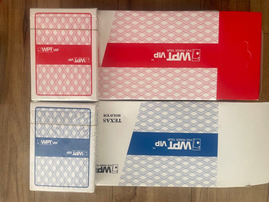 トランプ　ポーカー専用　WPT専用　赤青セット　10個ずつ