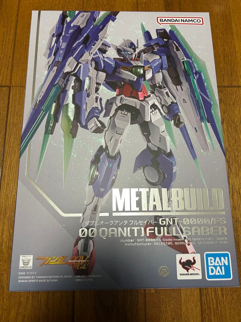 【開封品】LBUILD メタルビルド　ダブルオークアンタフルセイバー
