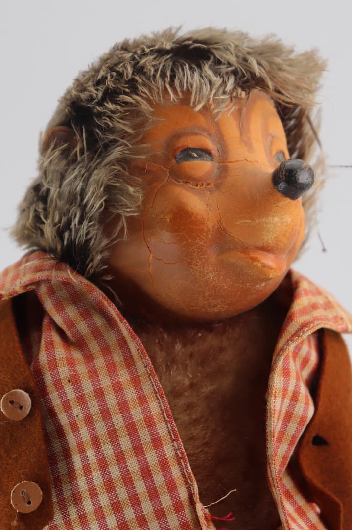 STEIFF \"MECKI\" 28cm ハリネズミのアンティークドール
