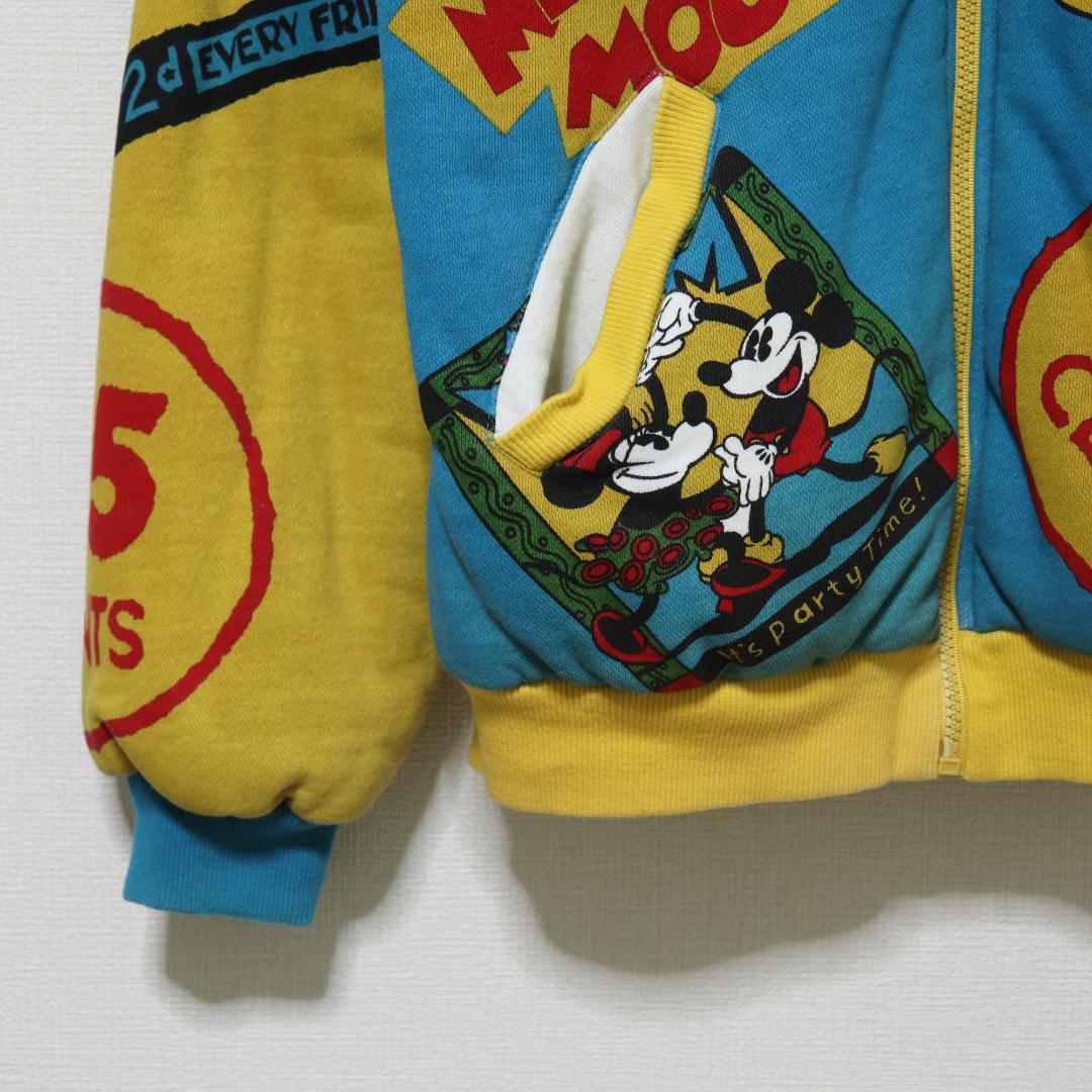 DISNEY ディズニー ミッキーマウス リバーシブル スウェット ジャケット