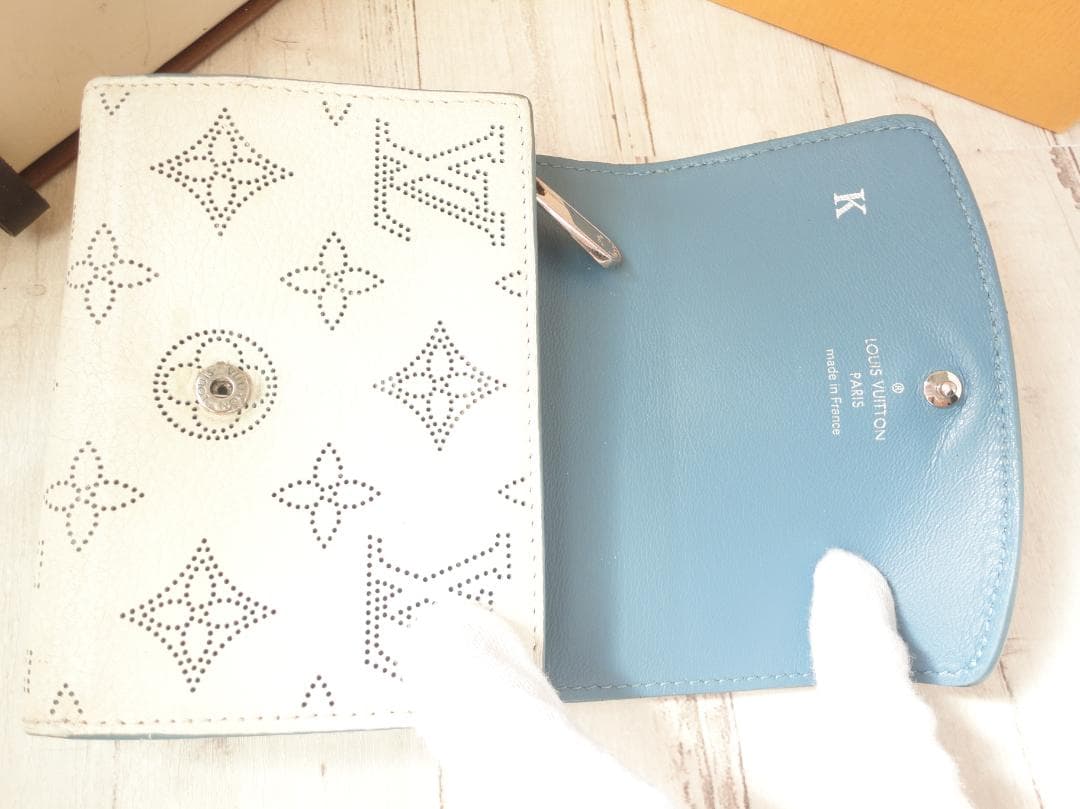 美品☆ヴィトン マヒナ 【ポルトフォイユ・イリス コンパクト】短財布☆B32