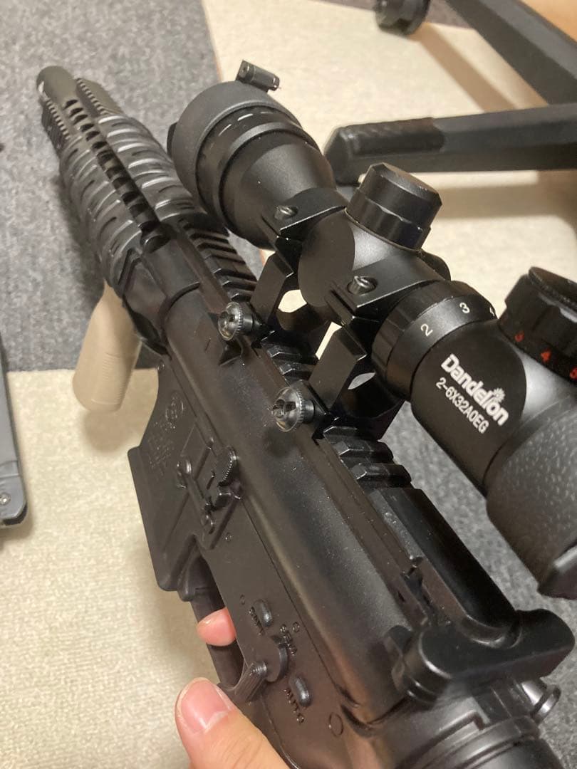 東京マルイ ボーイズとライトプロ電動ガン スコープ付き BB弾・マガジン付