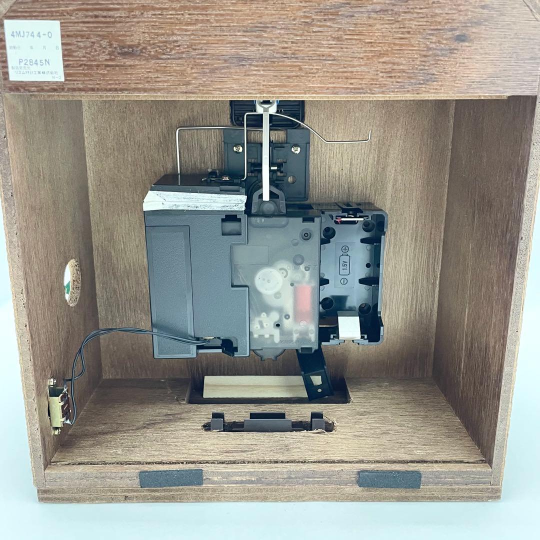 【未使用】CITIZEN メルヘンハウス ハト時計 掛時計 4MJ744 木製