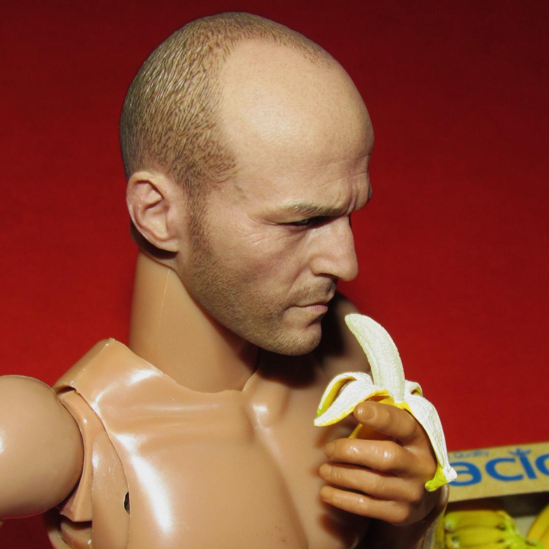 ✳️ステ〇サム似✳️ 1/6 フィギュア バナナを食べる男性素体 中古品