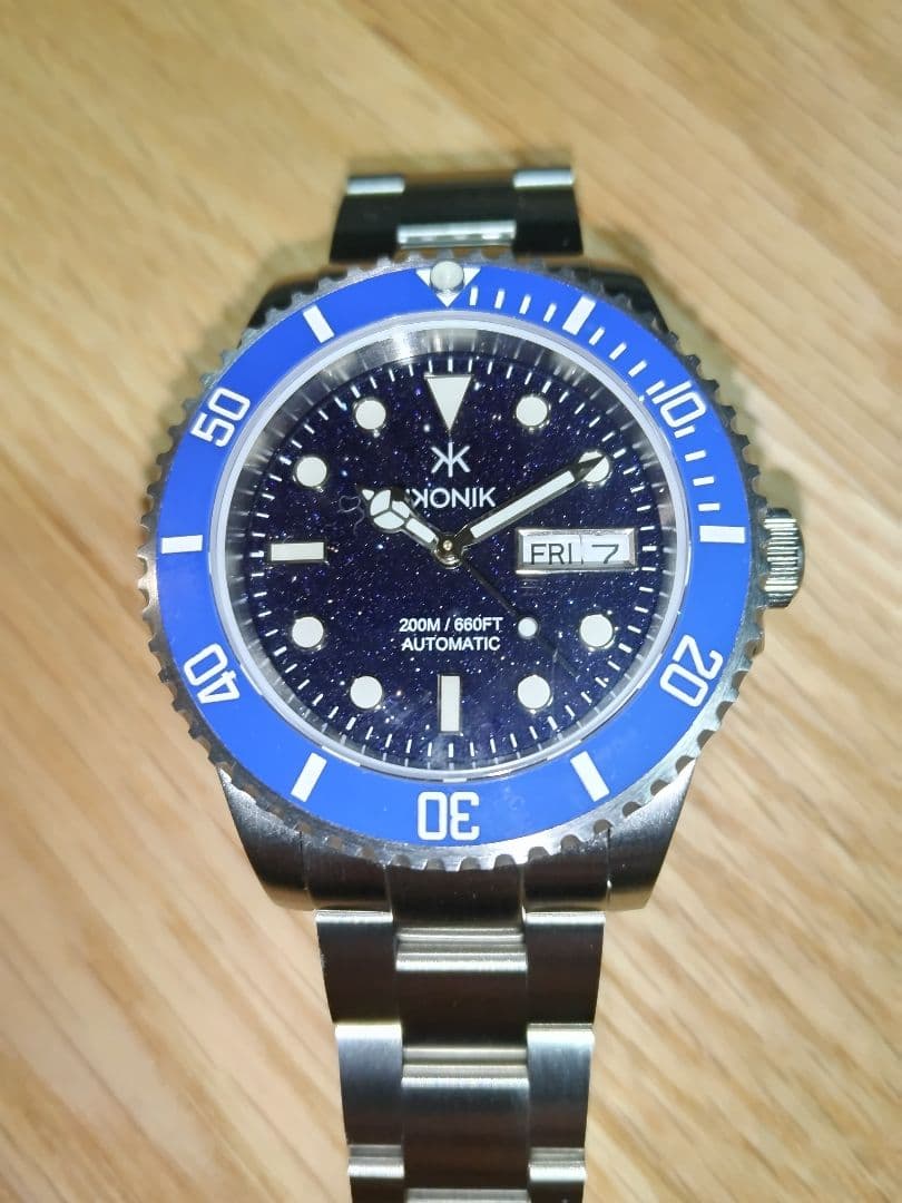 ❬極美品❭マイクロブランド IKONIK Ocean Diver アベンチュリン