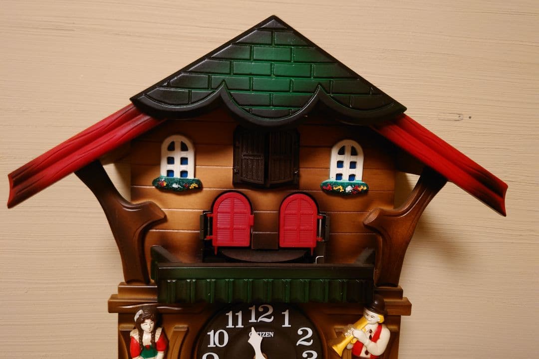 シチズン 鳩時計 木製掛け時計 4MJ734