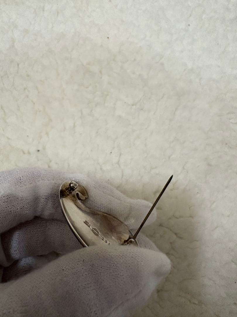 【美品】　ジョージジェンセン　  ブローチ　398