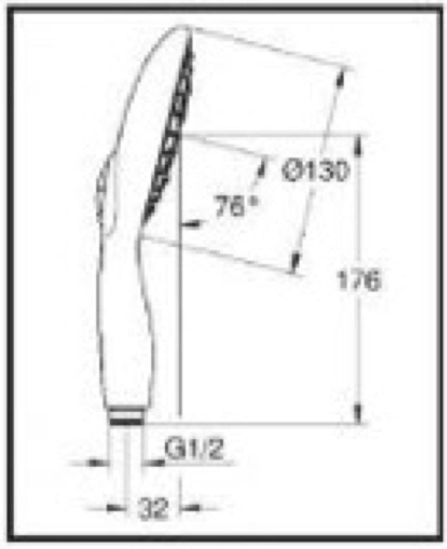 ⭕️独グローエ社製　シャワーヘッド　Bokoma Spray 大首13㎝