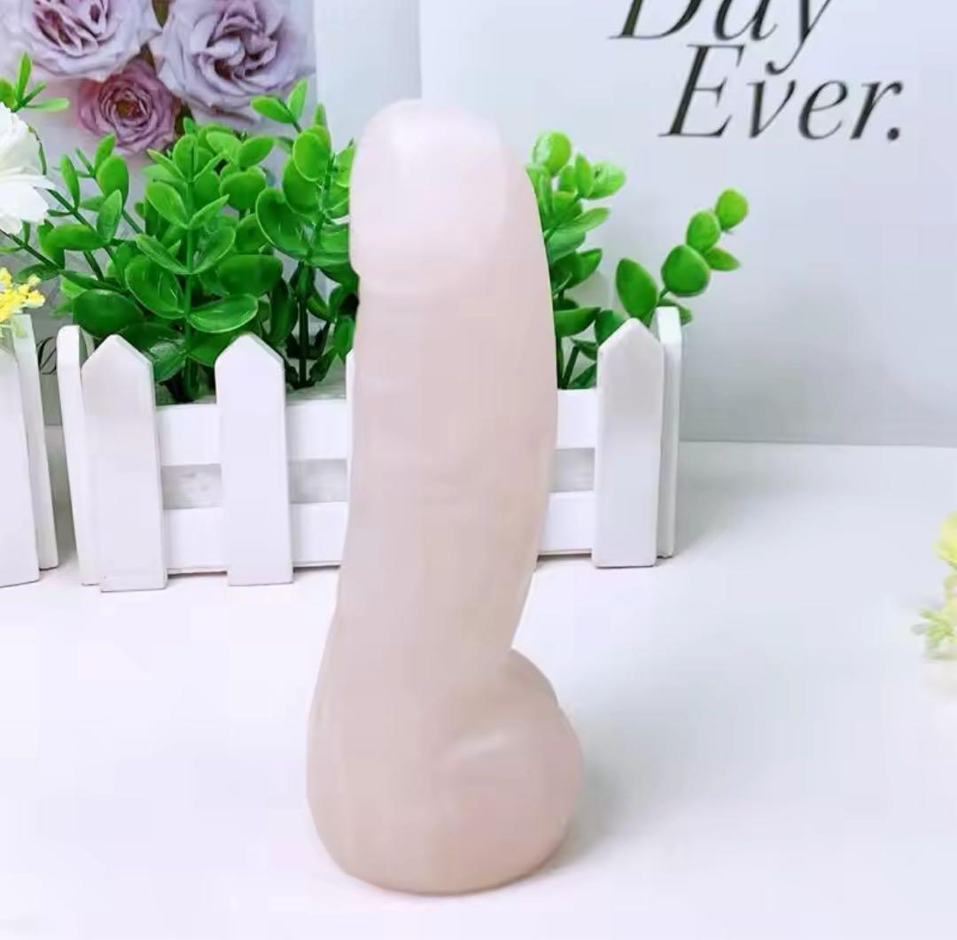 ローズクォーツ ピンク水晶 男根 ペニス パワーストーン 天然石 水晶 子宝祈願