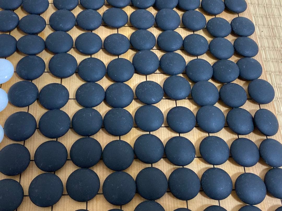 【囲碁】日向特性蛤碁石・那智黒石３２号・３１号2セット