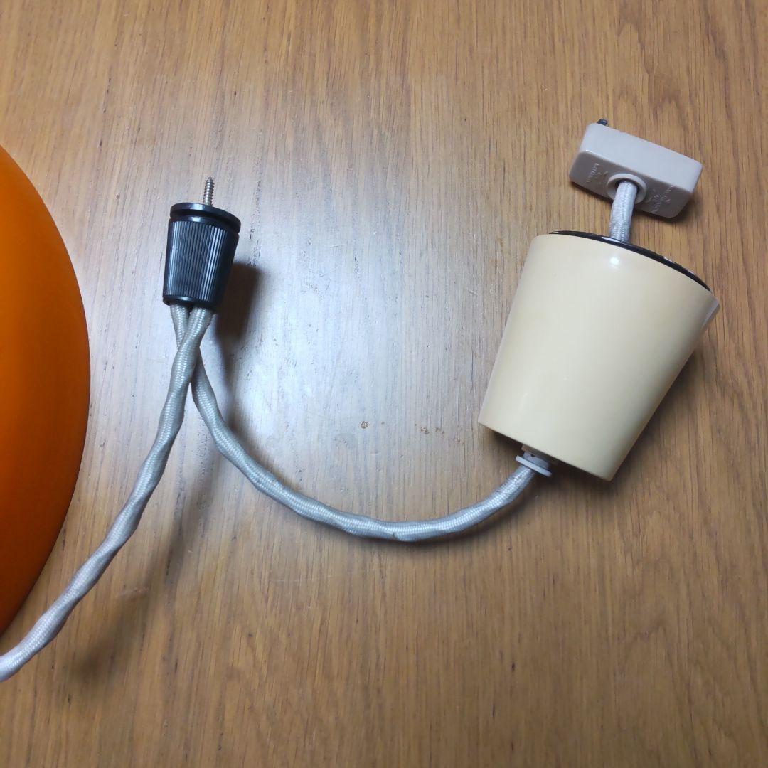 早い物勝ち♪昭和レトロ♪オレンジ色♪天井照明♪ペンダントライト♪レトロポップ