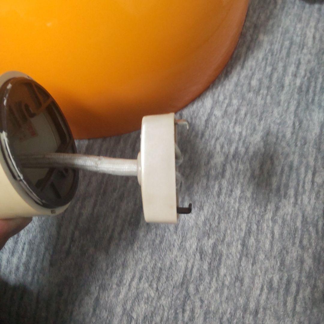 早い物勝ち♪昭和レトロ♪オレンジ色♪天井照明♪ペンダントライト♪レトロポップ