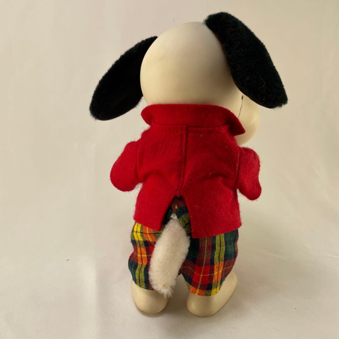 ヴィンテージスヌーピー ソフビフィギュア 赤いジャケット