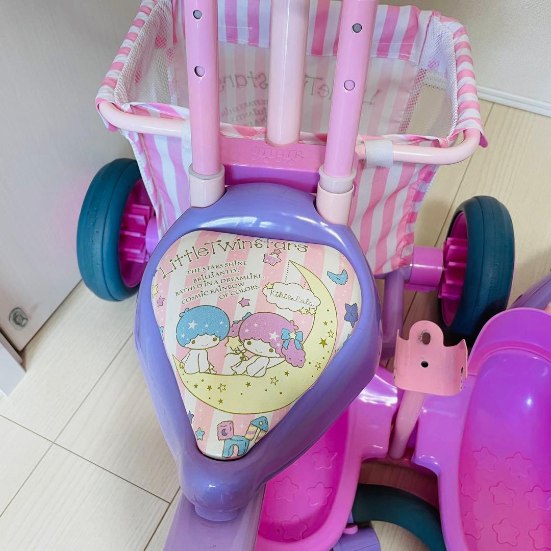 リトルツインスターズ 三輪車 ピンク キキララ