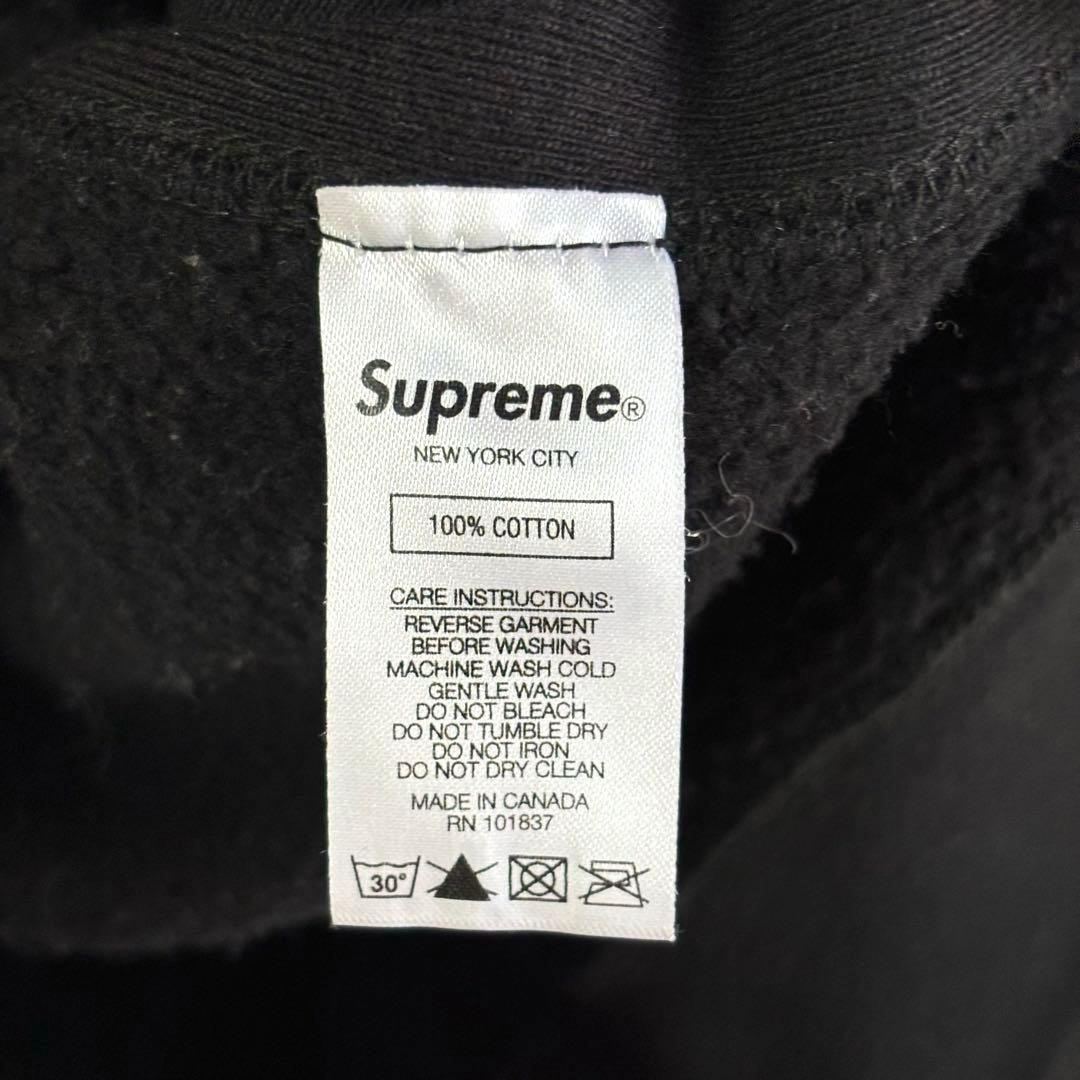 supreme シュプリーム　Swarovski S Logo Hooded M